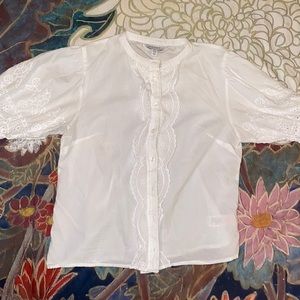 ACCEPTING OFFERS- Top Shop peasant blouse